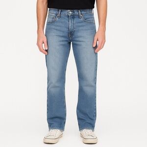 Levi’s 505 men’s essential straight leg denim light vintage wash 38x30